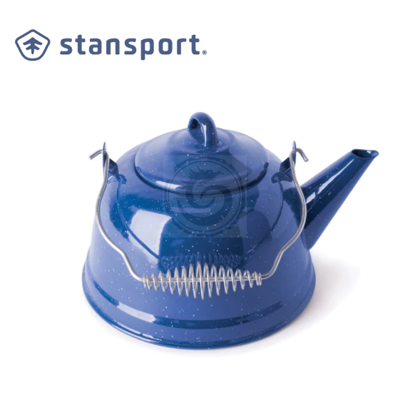 Enamel-Tea-Kettle-2-6-QT-Stansport Enamel-Tea-Kettle-2-6-QT-Stansport