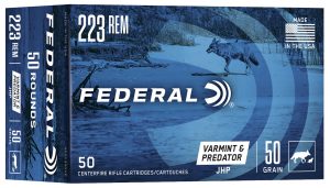 Federal American Eagle Varmint & Predator 223 Rem 50 Gr JHP Box of 50 — Go Tenda