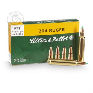 Sellier & Bellot 204 Ruger 32Gr Polymer Tip Box of 20 — Go Tenda