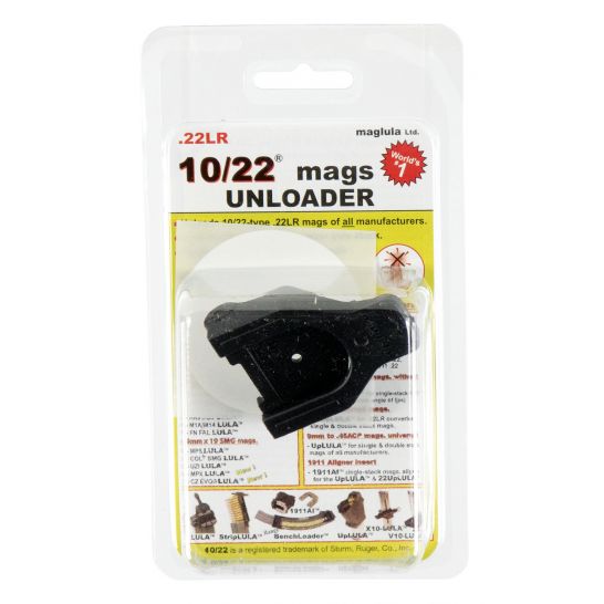 MAGLULA LULA RUGER 10/22 .22LR UNIVERSAL MAGAZINE UNLOADER, BLACK ...
