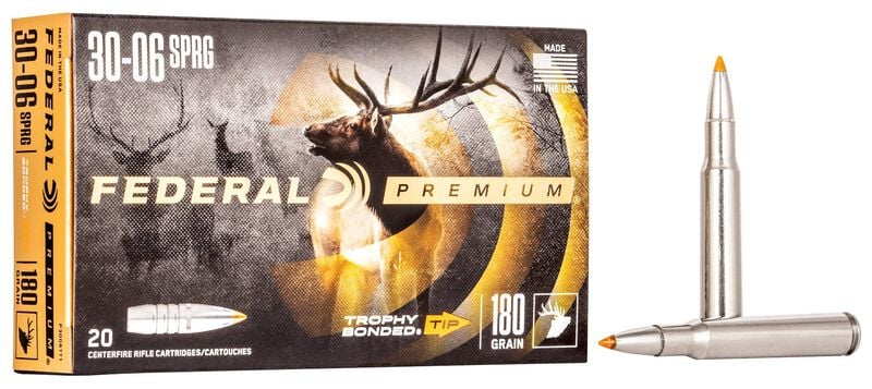 Federal Premium Vital Shok 30-06 Sprg 180Gr Trophy Bonded Tip Box of 20 — Go Tenda