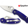 Spyderco Para 3 Folding Knife 3" S110V Satin Plain Blade, Blurple G10 Handles (Paramilitary 3), Compression Lock - C223GPDBL Spyderco C223GPDBL