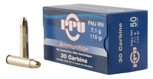 PPU-PP30F-Standard-Rifle-30-Carbine-110-GR-Full-Metal-Jacket-50-Bx-8605003812401_image1__79977.1591894692.500.659 PPU-PP30F-Standard-Rifle-30-Carbine-110-GR-Full-Metal-Jacket-50-Bx-8605003812401_image1__79977.1591894692.500.659