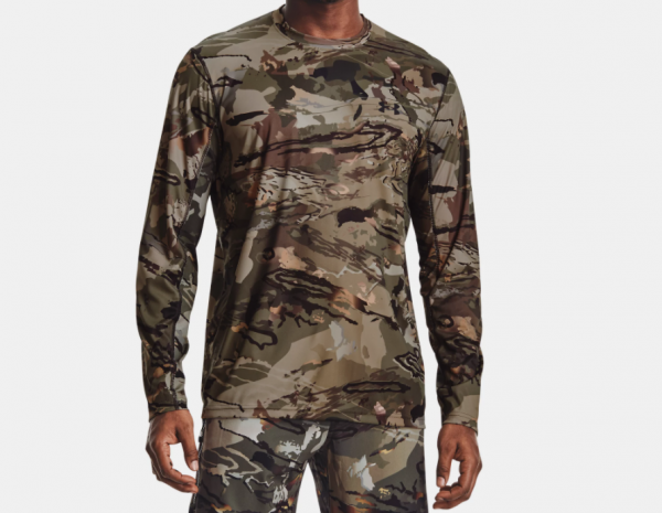 Under Armour Men's UA Iso-Chill Brush Line Long Sleeve-Forest All