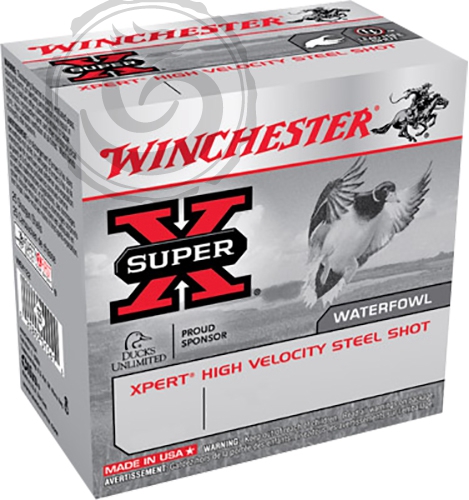Winchester Xpert High Velocity 12 Ga, 3″, 1-1/8 oz #4 Steel Box of 25