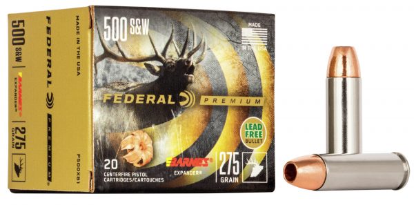 Federal Premium 500 S&W 275 Gr BARNES EXPANDER Box of 20