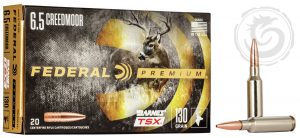 Federal Barnes TSX 6.5 Creedmoor 130 Gr Box of 20 — Go Tenda