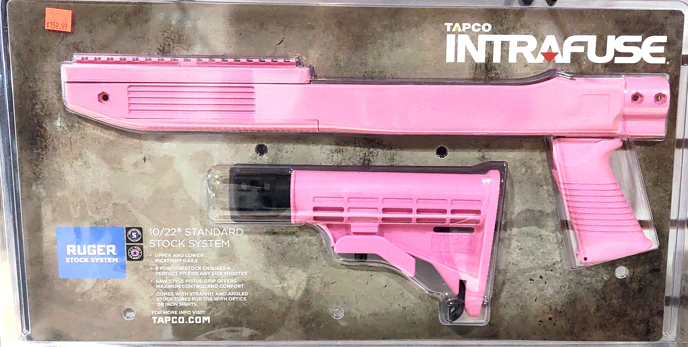 TAPCO Intrafuse Ruger 10/22 Stock System PINK - STK63162P » Tenda