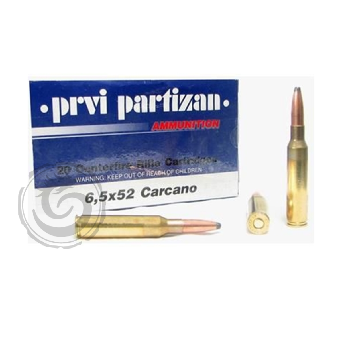 Prvi PPU 6.5×52 Carcano Ammunition 139 Gr FMJ BT Box of 20 — Go Tenda