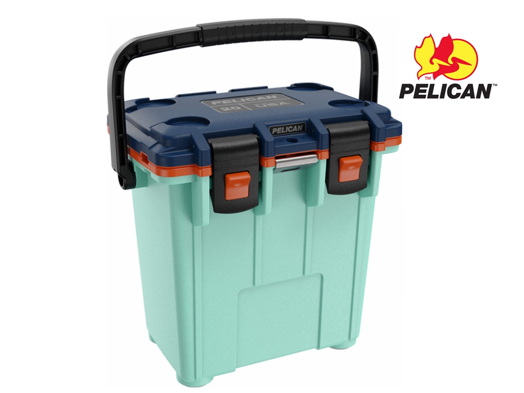 kolor 20aw   poteton Pelican 20QT Elite Cooler Extreme Ice Retention Seafoam Pacific