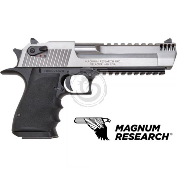 Magnum Research Desert Eagle 50 AE Stainless W/Muzzle Brake