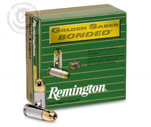 Remington Golden Saber 45 ACP 230 Gr Bonded Brass Jacketed Hollow Point BOX OF 25 — Go Tenda