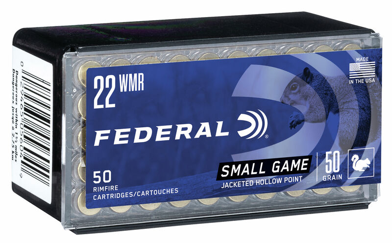 Federal Small Game 22 WMR 50 Gr JHP Box of 50 — Go Tenda