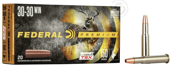 Federal Premium Vital-Shok 30-30 Win 150 GR Barnes Triple Shock X-Bullet Box of 20