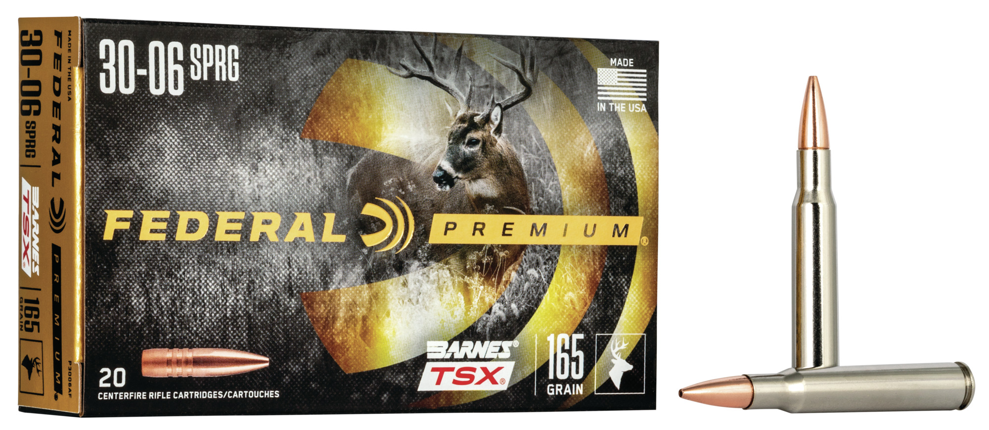 ● Fetters Federal Triple-Shock 30-06 Springfield 165 Gr BARNES TSX Box