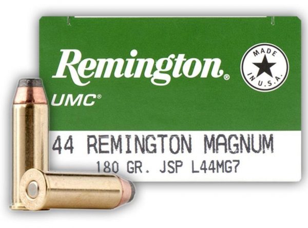 Remington UMC 44 Rem Mag 180 Gr JSP Box of 50