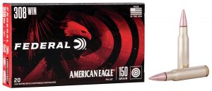 Federal American Eagle 308 Win 150 Gr FMJ BT Box of 20 — Go Tenda