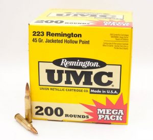 Remington UMC 223 Rem 45Gr JHP Box of 200 — Go Tenda