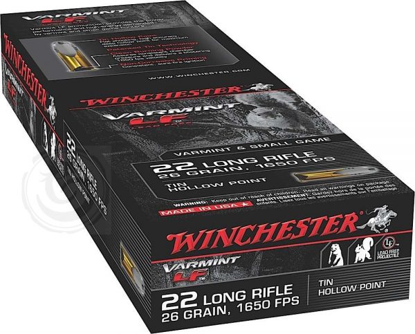 Winchester Super-X 22LR 26 Gr Hollow Point Ammo Box of 50