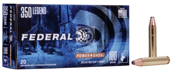 Federal Power-Shok 350 Legend 180 GR Soft Point Box of 20