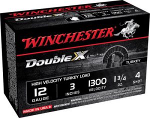 Winchester Double X Turkey 12 Ga 3″, 1-3/4 oz #4 Box of 10 — Go Tenda