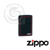 Black Matte with Zippo Border _ Zippo.ca