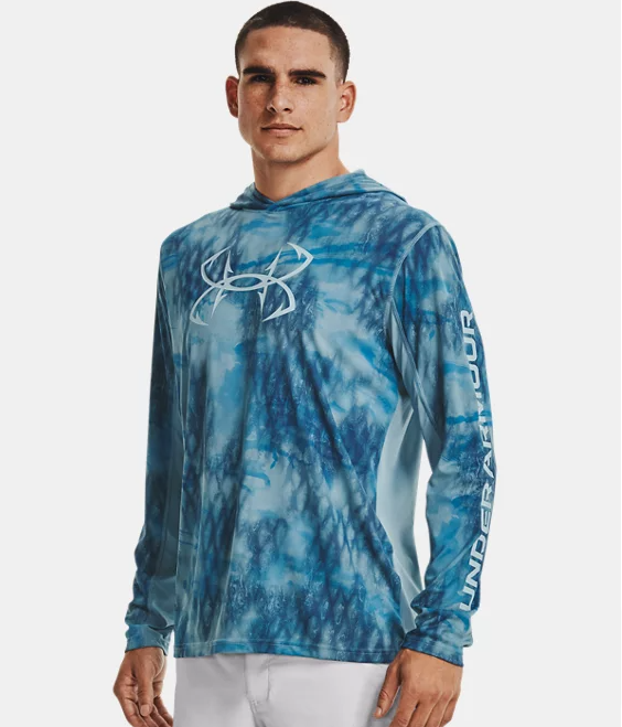 Men's UA IsoChill Shorebreak Camo HoodieDeep Sea » Tenda Canada