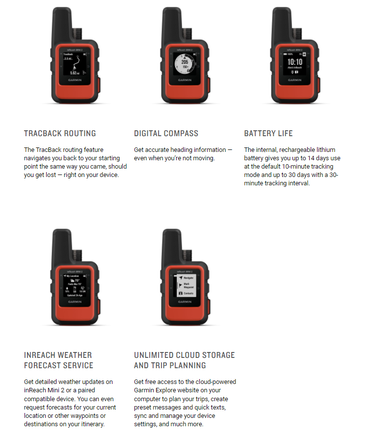 Garmin inReach Mini 2 vs Mini 3 & Mini 3 Plus Comparison