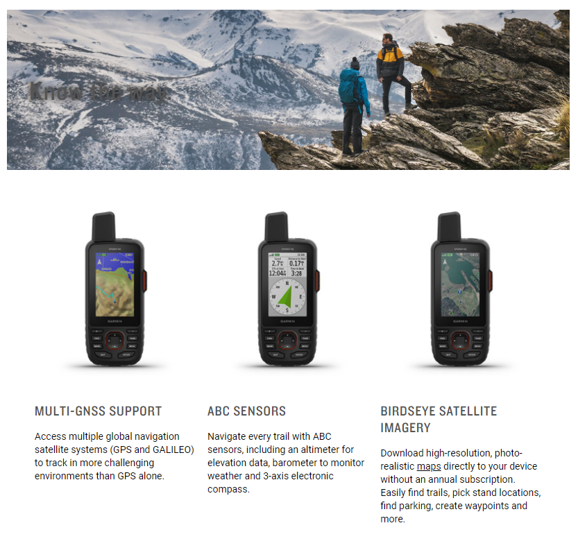 Garmin GPSMAP 66i Handheld GPS W/Satellite Communicator » Tenda Canada