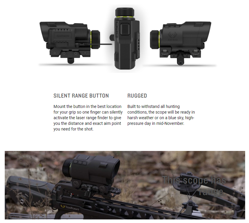 Garmin Xero X1i Crossbow Scope » Tenda Canada