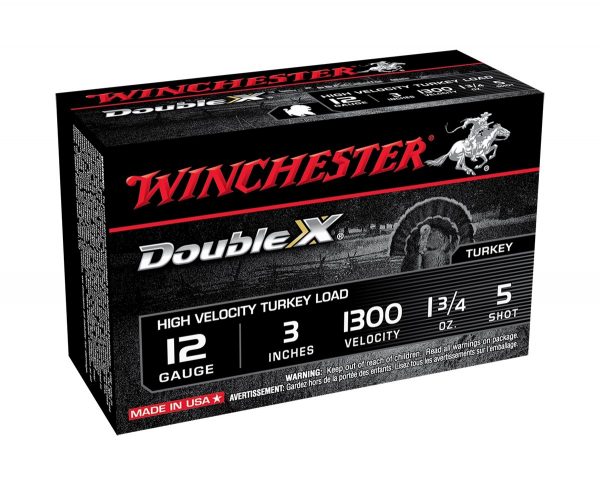 Winchester Double X Turkey 12 Ga 3″, 1-3/4 oz #5 Box of 10