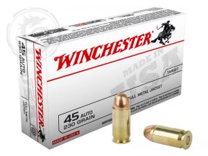 Winchester USA 45 ACP 230Gr FMJ Box Of 50 — Go Tenda