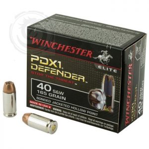 Winchester Defender 40 S&W Bonded JHP 165 Gr Box of 20 — Go Tenda