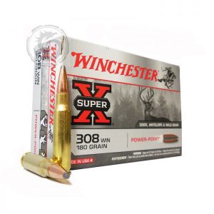 Winchester Super-X 308 Win 180 Gr Power-Point Box of 20 — Go Tenda