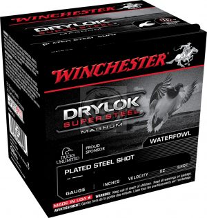 Winchester Drylok 12 Ga 3″ Super Steel 1-1/4oz #4 Box of 25 — Go Tenda