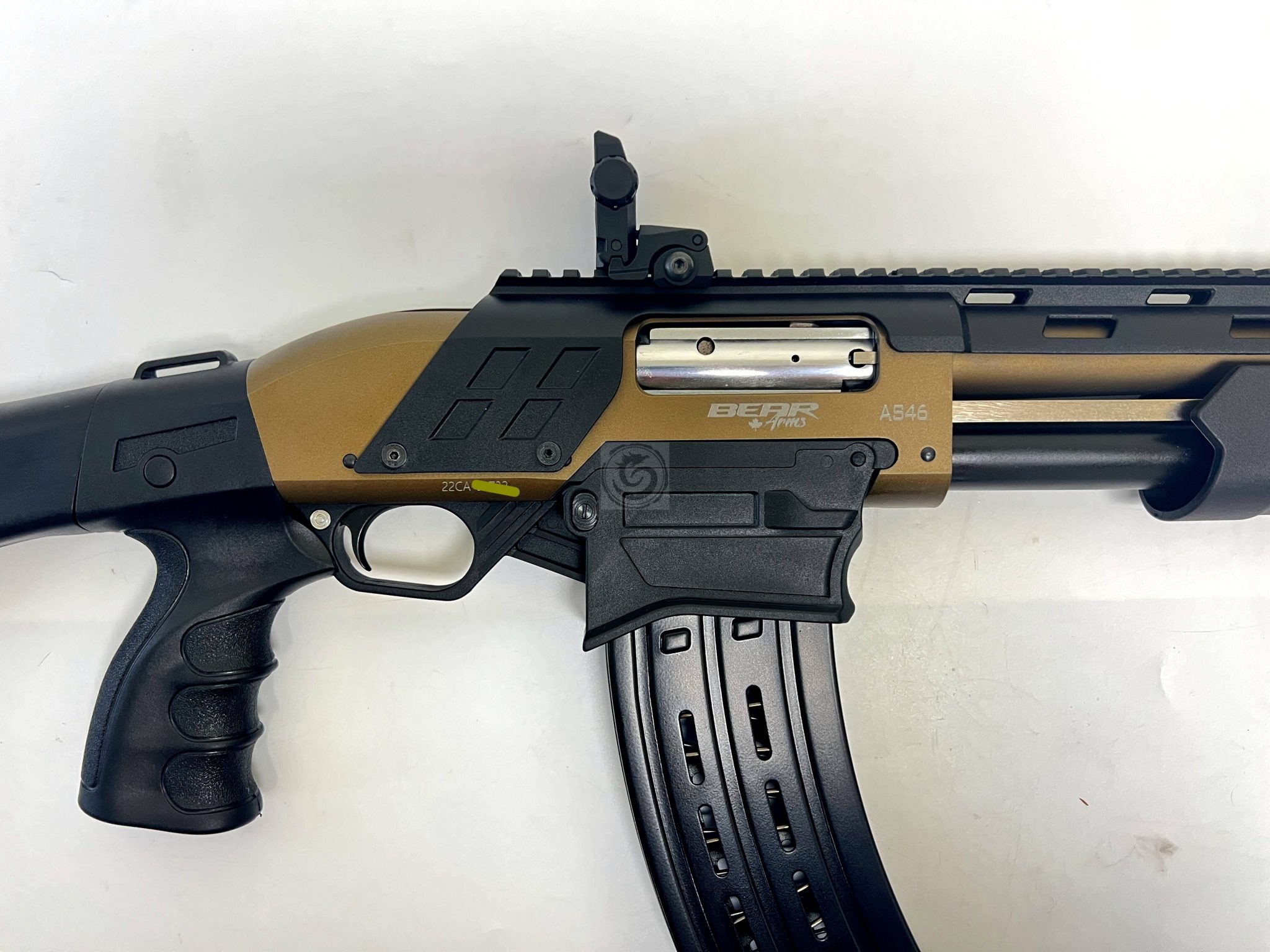 Bear Arms AS46 Spring Assisted 12GA, 3" Pump Shotgun 10+1 FDE » Tenda