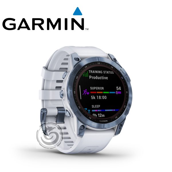Garmin fēnix 7 Sapphire Solar Edition - Mineral Blue DLC