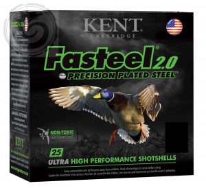 Kent Fasteel 2.0 Cartridge 12Ga, 3″, 1-1/4 oz, #4 Shot Box of 25 — Go Tenda