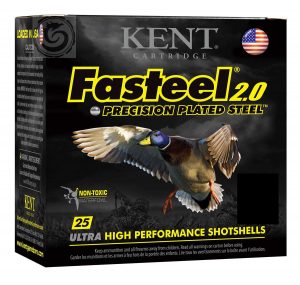 Kent Fasteel 2.0 Cartridge 20Ga, 3″, 7/8 oz, #2 Shot Box of 25 — Go Tenda