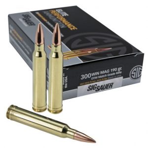 Sig Sauer Elite Match 300 Win Mag 190 Gr OTM Ammunition Box of 20 — Go Tenda