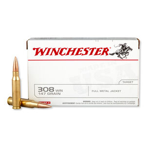 Winchester USA 308 Win 147 Gr FMJ Box of 20 » Tenda Canada