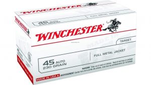 Winchester USA 45 ACP 230 Gr FMJ Box of 100 — Go Tenda