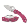 Spyderco Dragonfly 2 Lightweight Folding Knife 2.28" S30V Satin Plain Blade, Pink FRN Handles, Lockback - C28FPPNS30V2 Spyderco C28FPPNS30V2