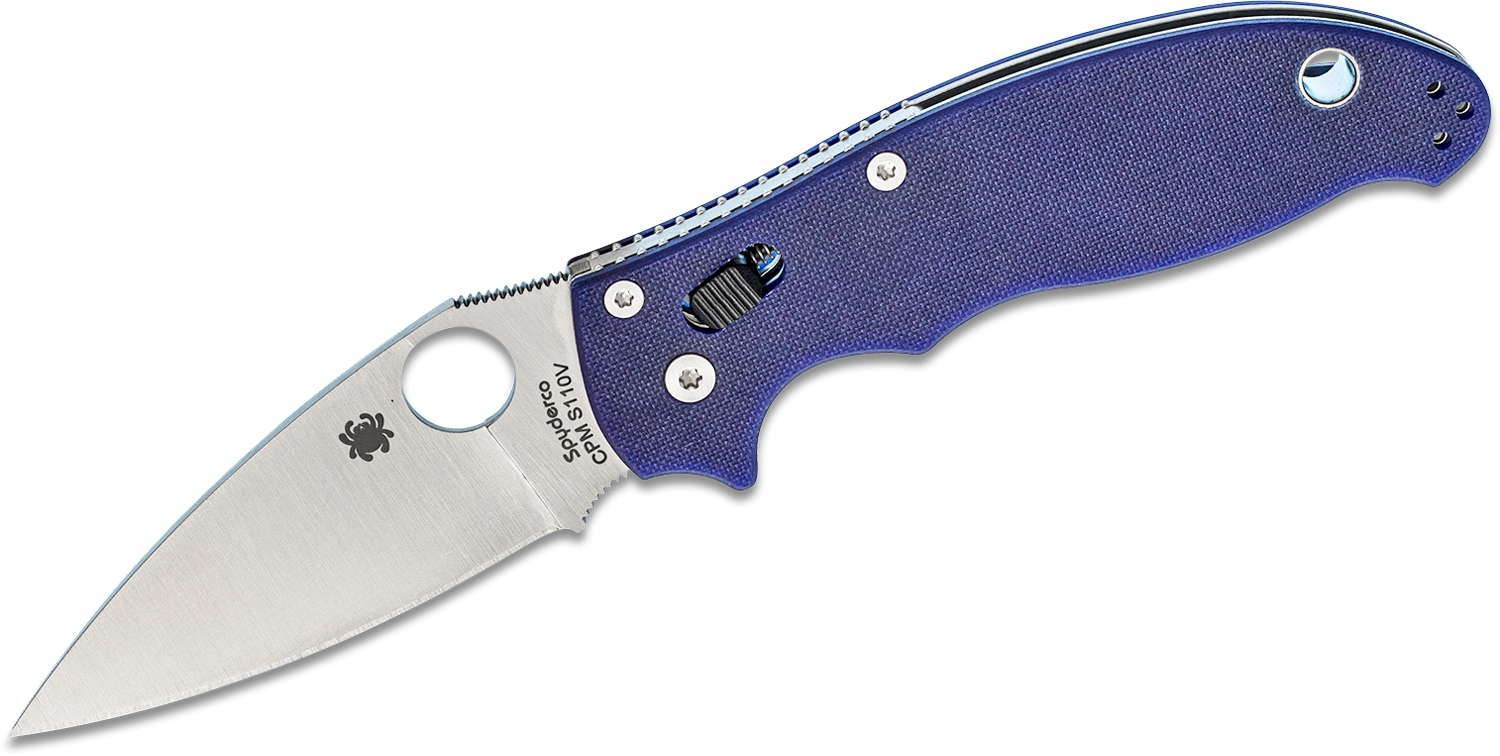 SPYDERCO - Manix 2 Dark Blue G-10 CPM S110V - C101GPDBL2