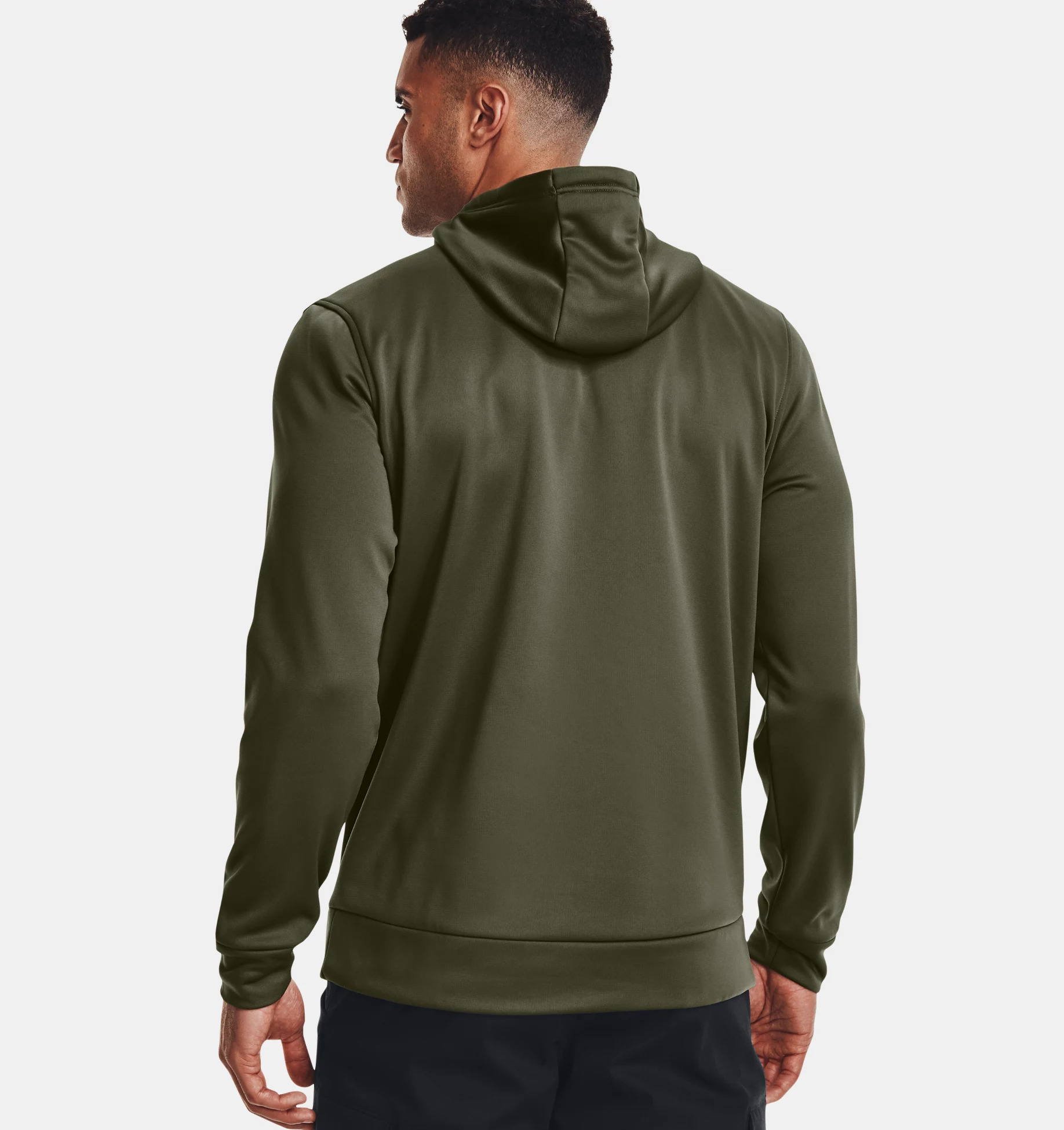 Under Armour Men's Armour Fleece® Hunt Logo Hoodie Marine OD Green