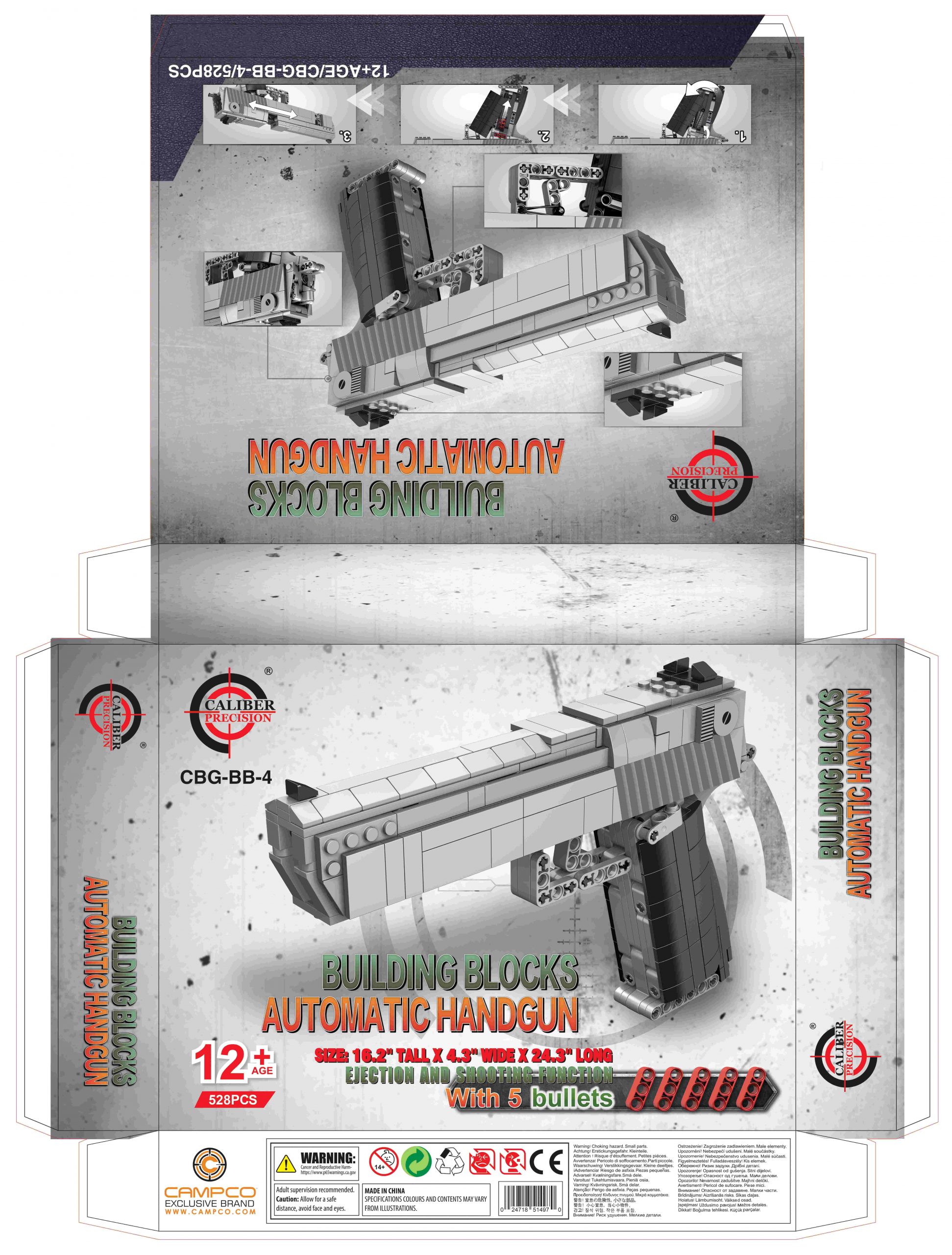 Caliber Building Blocks Desert Eagle Style » Tenda Canada