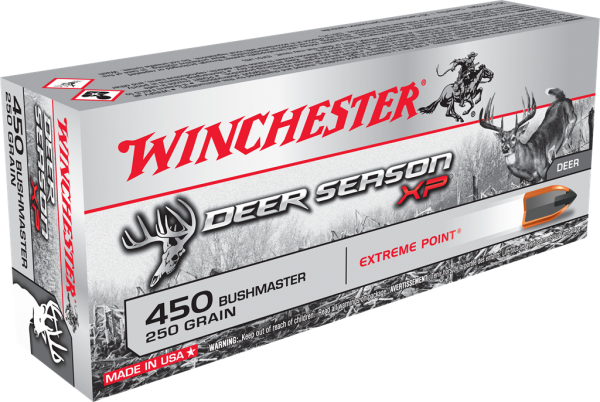 Winchester Deer Season XP 450 Bushmaster 250 gr Extreme Point Box of 20