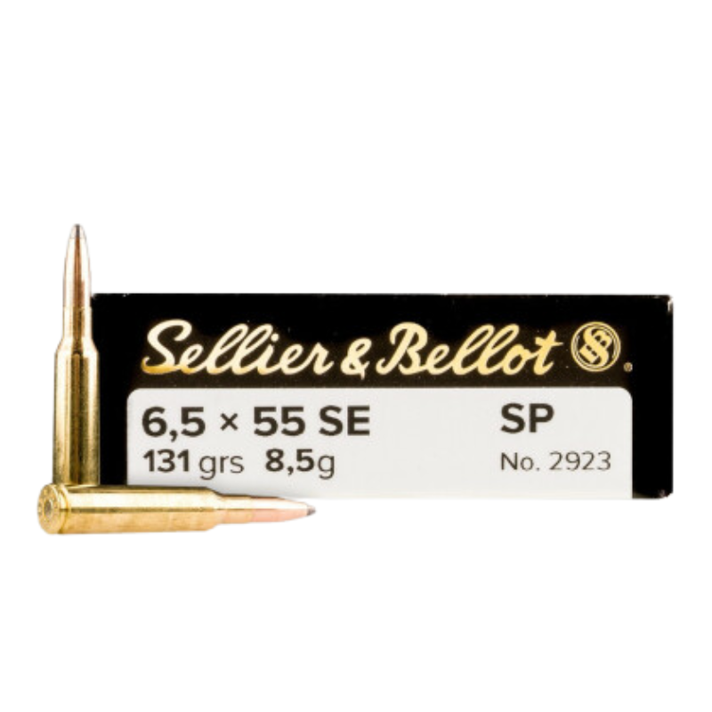 Sellier & Bellot 6.5x55mm SE Swedish Mauser 131 Gr SP Box of 20 — Go Tenda