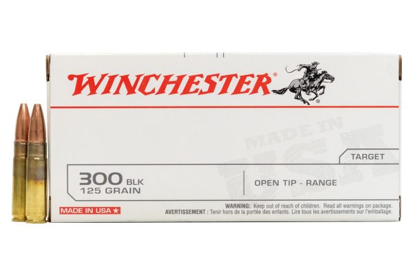 Winchester USA 300 AAC Blackout 125 Gr Open Tip Range Box of 20