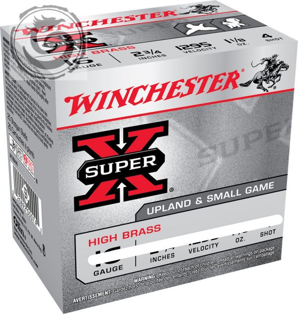 Winchester Super-X High Brass 28 Ga, 2-3/4″, 1 oz, #6 Box of 25